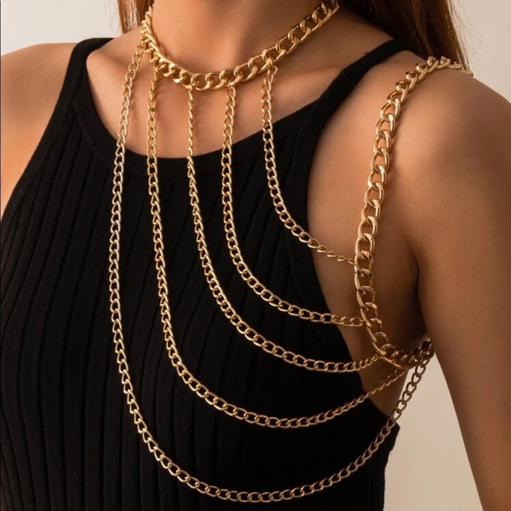 Minimalist Body gold Chain